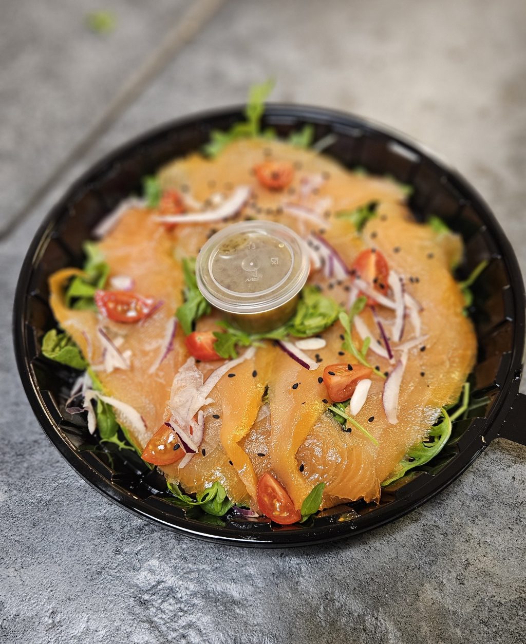 Zalm carpaccioschotel