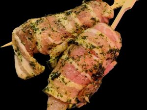 Kip pesto haasje