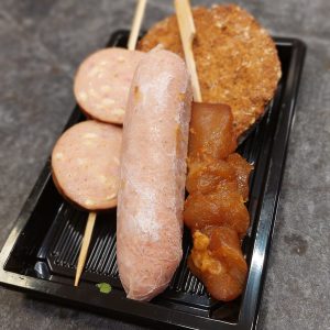 Biefspies in huis gemaakte marinade