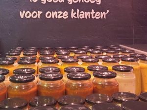 Vers gemaakte soep van t 'Vershuys